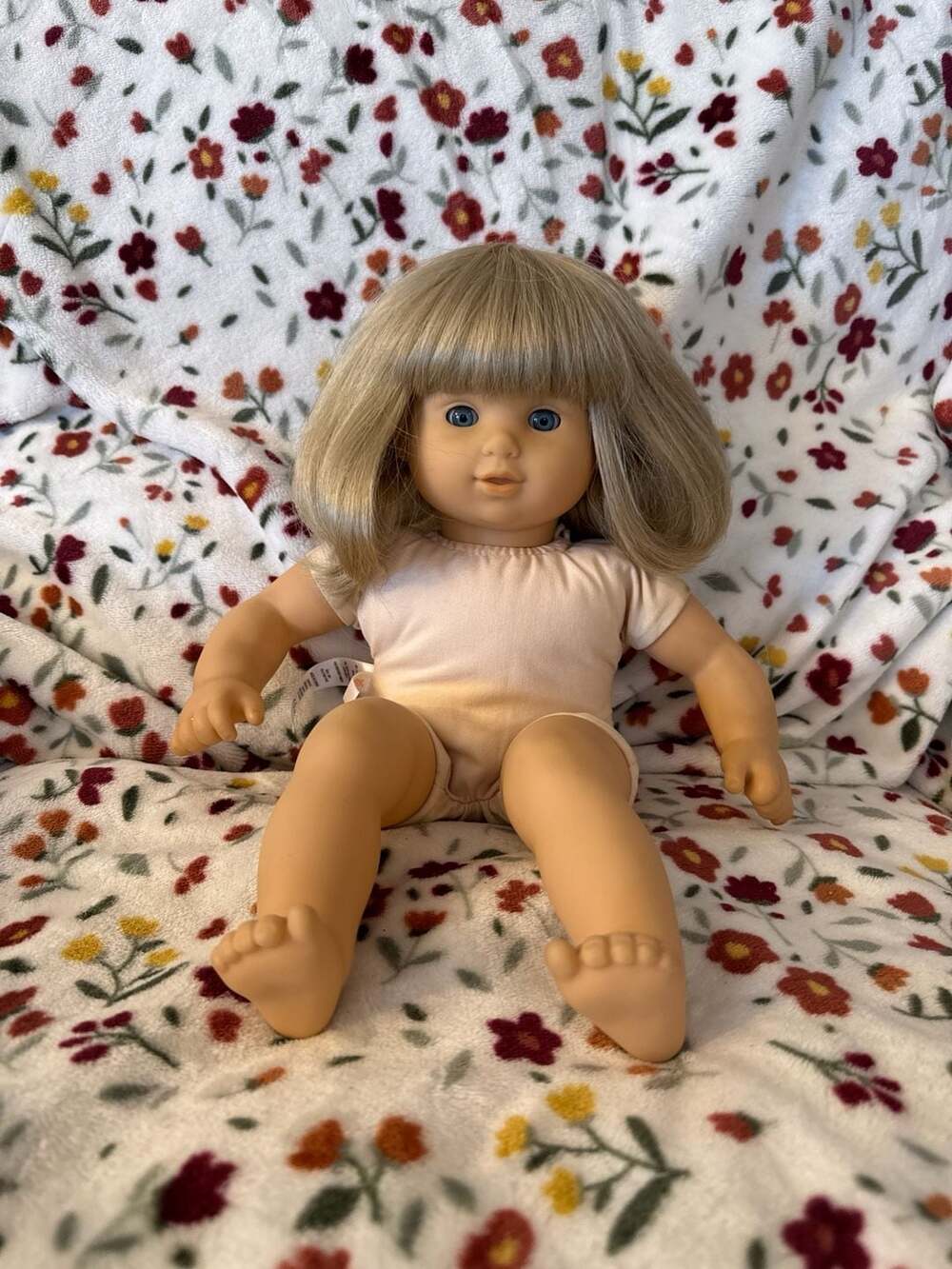 American Girl Bitty Baby Doll Blonde Hair Blue Eyes 15"